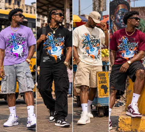 Collection and garment reference sheet for SYVZCM Graphic Art T Shirt
